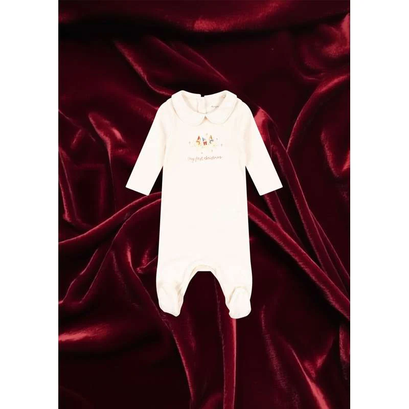 Konges Sløjd My First Christmas Bodysuit - GOTS - Antique White  - Image 8