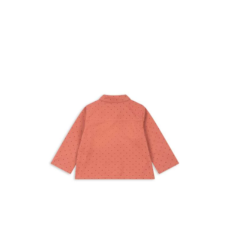Konges Sløjd Nola Blouse/Jacket - GOTS - Mahogany Dot  - Image 2