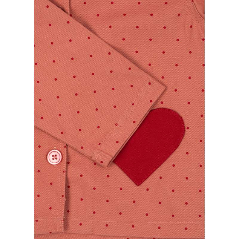 Konges Sløjd Nola Blouse/Jacket - GOTS - Mahogany Dot  - Image 4