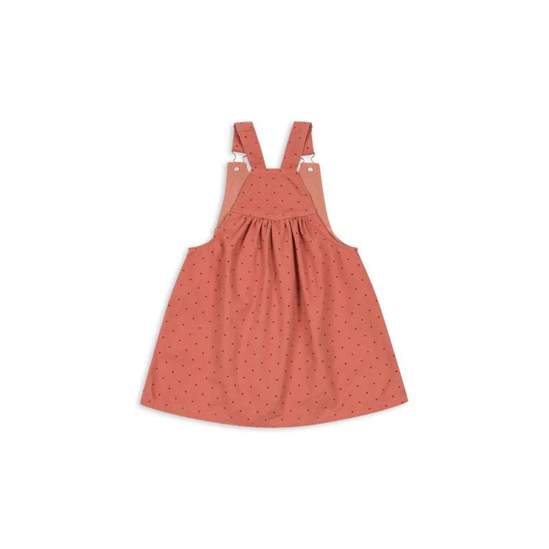 Konges Sløjd Nola Spencer dress - GOTS - Mahogany Dot  - Image 5