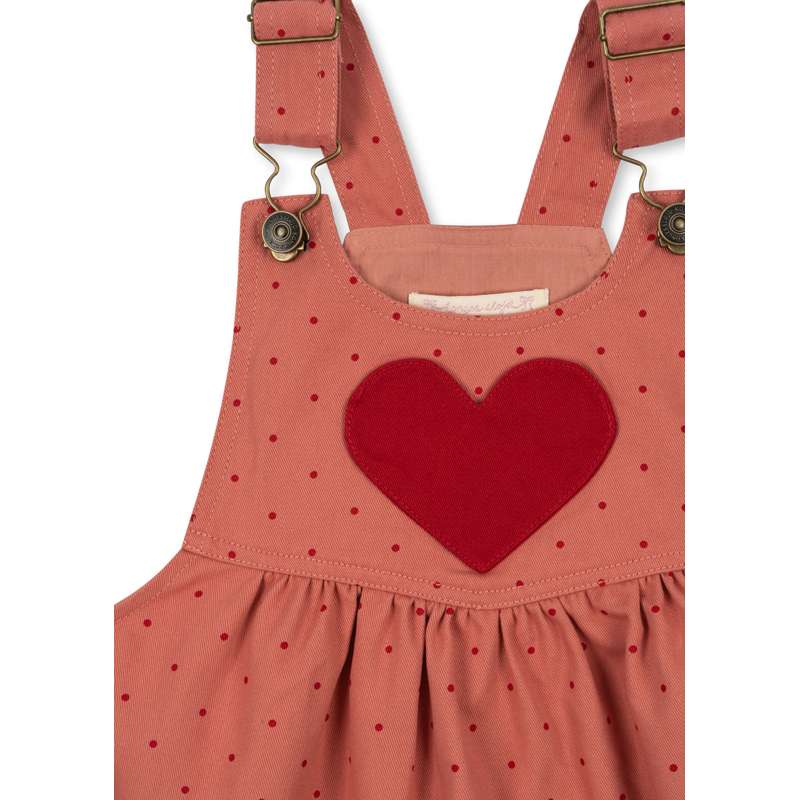 Konges Sløjd Nola Spencer dress - GOTS - Mahogany Dot  - Image 6