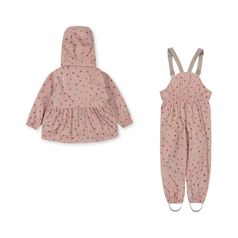 Konges Sløjd Rainy Palme Raincoat - Fairy Cherry  - Image 10