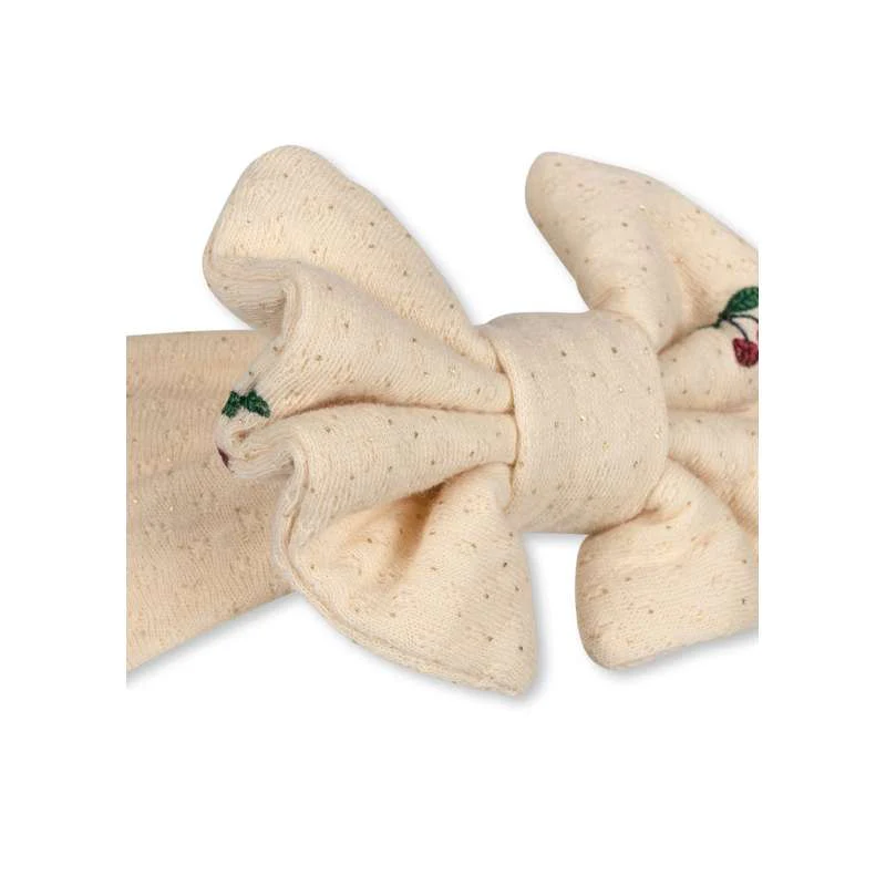 Konges Sløjd Sui New Bambi Bonnet Headband - GOTS - Cherry  - Image 3