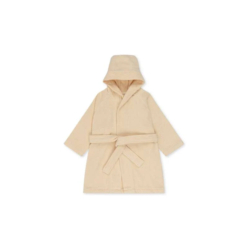 Konges Sløjd Terry Bathrobe with Embroidery - GOTS - Cherry 