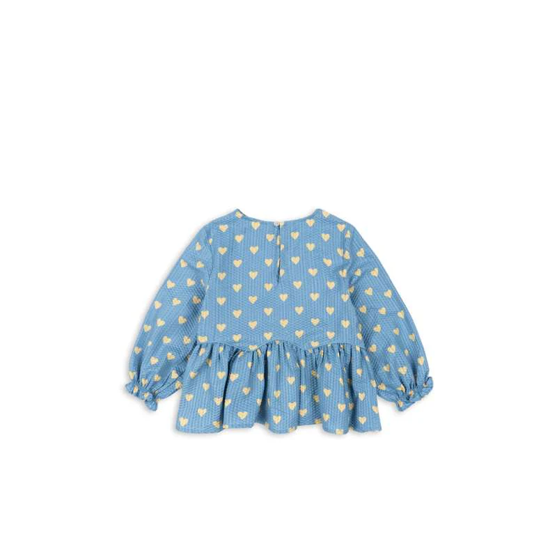 Konges Sløjd Vida Blouse - GOTS - Aisuru Blue  - Image 3