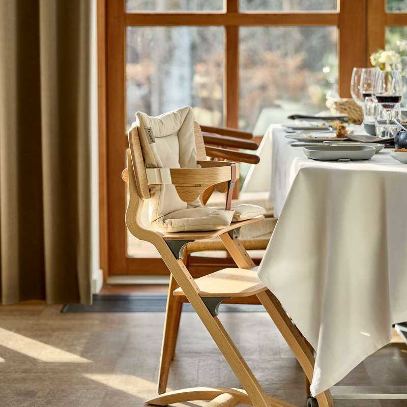 Leander Cushion for Leander High Chair - Cappuccino  - Image 4
