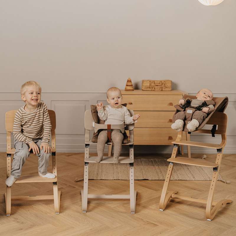 Leander Louie™ High Chair w. Bar - Beech - Natural  - Image 2