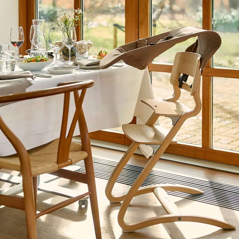 Leander Louie™ High Chair w. Handle - Oak - Natural  - Image 3