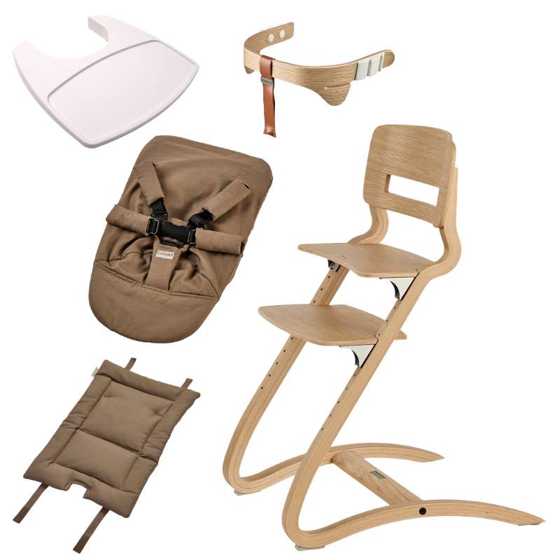 Leander Louie™ High Chair w. Handle - Oak - Natural 