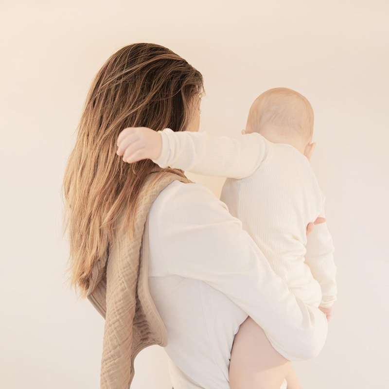 Leander Play mat for Matty and Matty Mini - Muslin - 2-pack - Cappuccino/Mocha  - Image 3