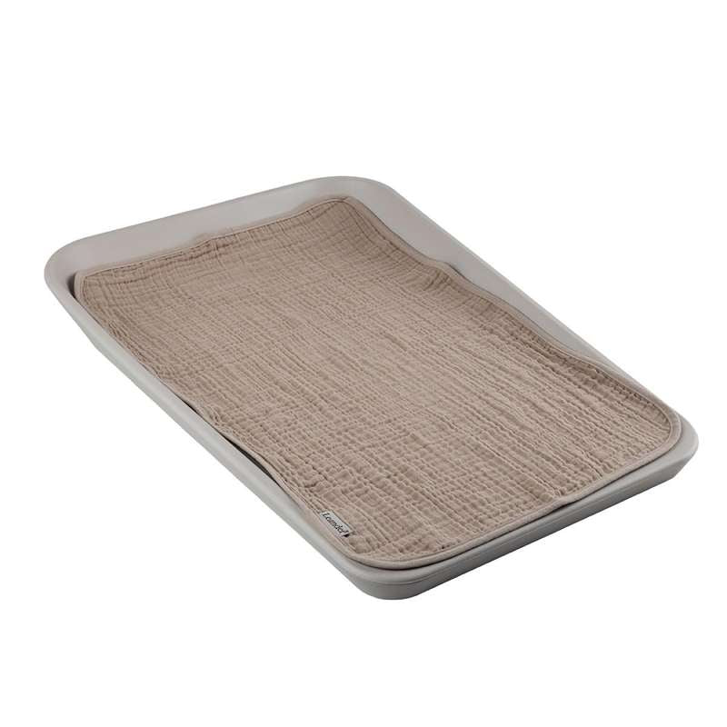 Leander Play mat for Matty and Matty Mini - Muslin - 2-pack - Cappuccino/Mocha  - Image 7