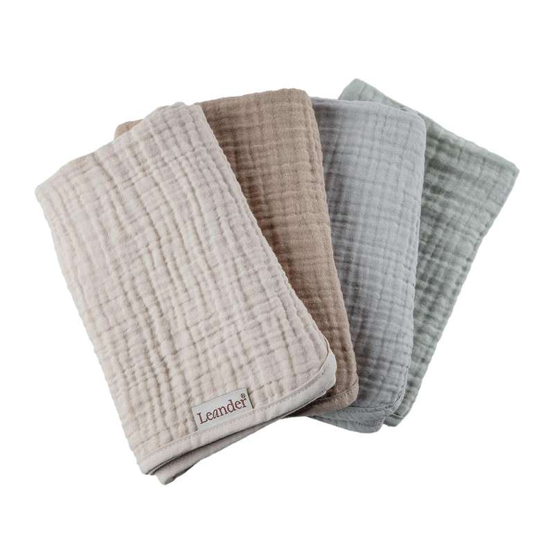 Leander Play mat for Matty and Matty Mini - Muslin - 2-pack - Cappuccino/Mocha  - Image 9