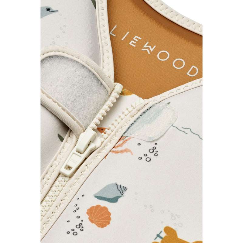 Liewood Dove Badevest - Sea Creature/Sandy - Image 4
