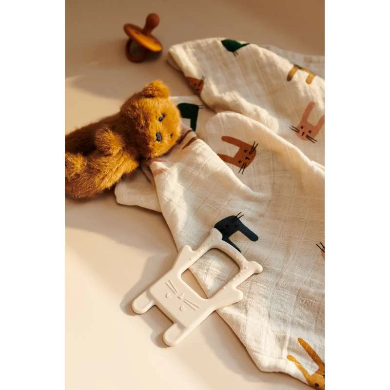 Liewood Binnie Teddy Bear - Small - Bear/Golden Caramel  - Image 5