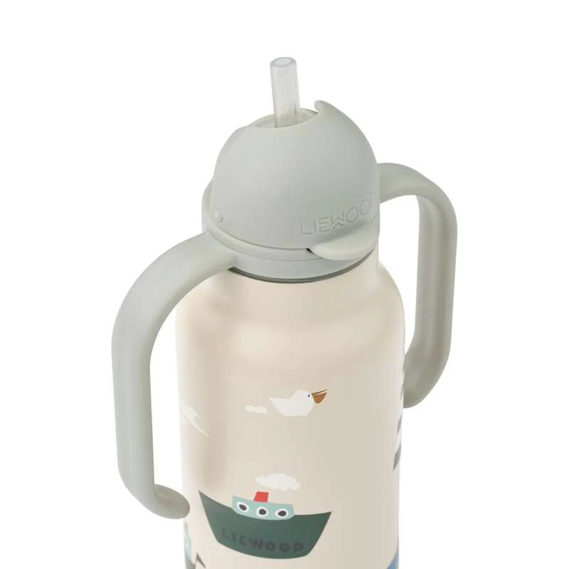 Liewood Kimmie Drikkeflaske - Rustfrit Stål - 250ml - Sailing/Sandy - Image 4