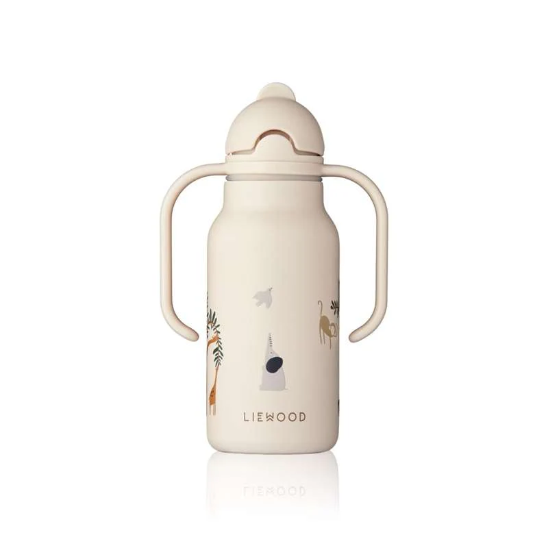 Liewood Kimmie Water Bottle - Stainless Steel - 250ml - All Together/Sandy 