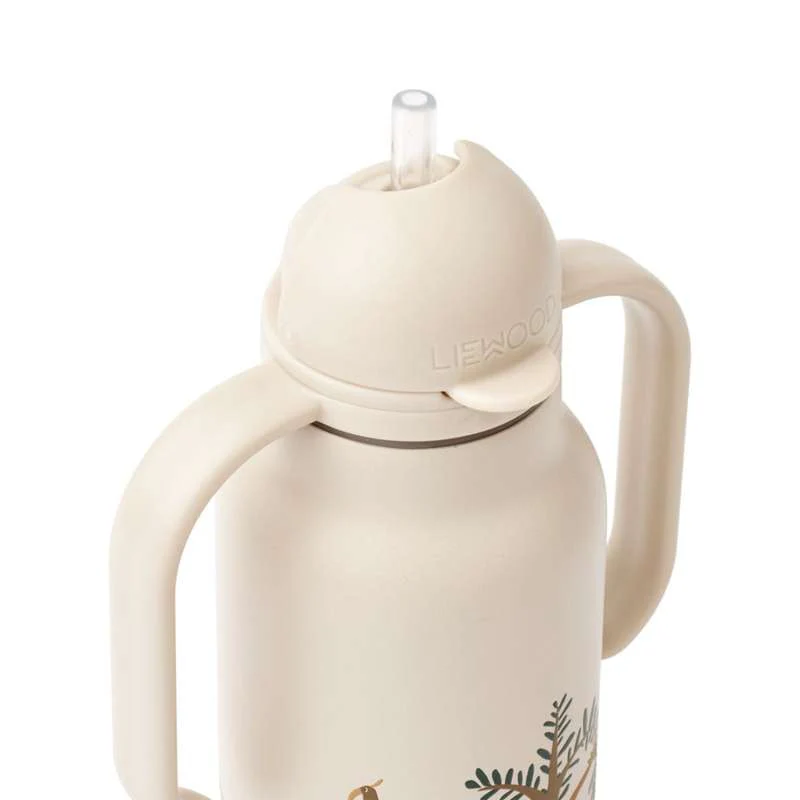 Liewood Kimmie Water Bottle - Stainless Steel - 250ml - All Together/Sandy  - Image 2