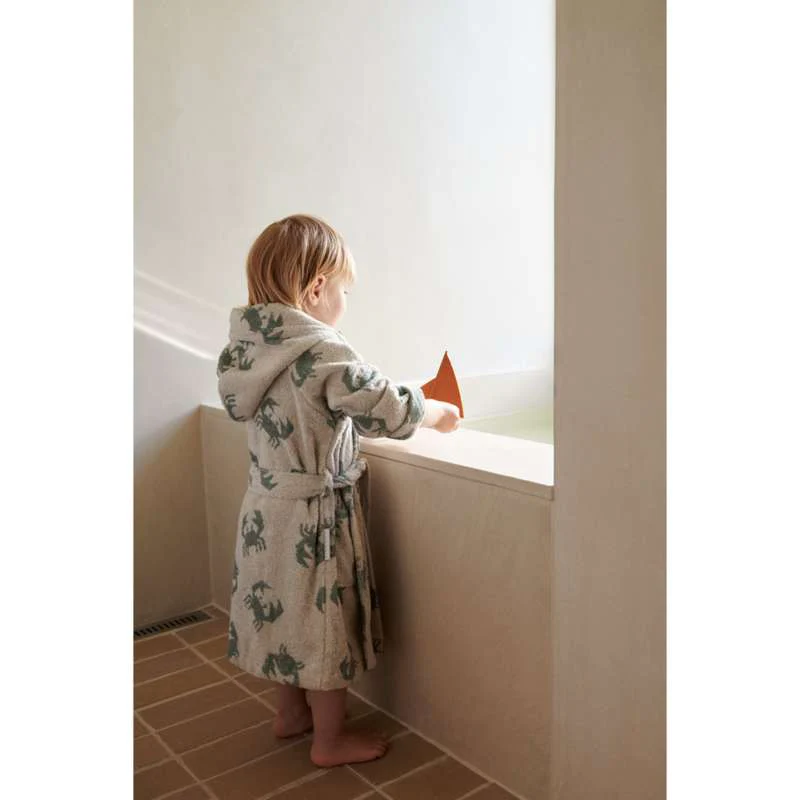 Liewood Lilana Bathrobe - Crab/Sandy  - Image 4