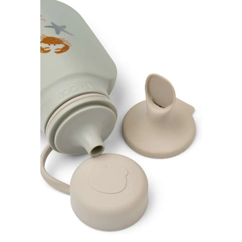 Liewood Lizzie Smoothieflasker - 2-pak - Sea Creature/Sandy - Image 3