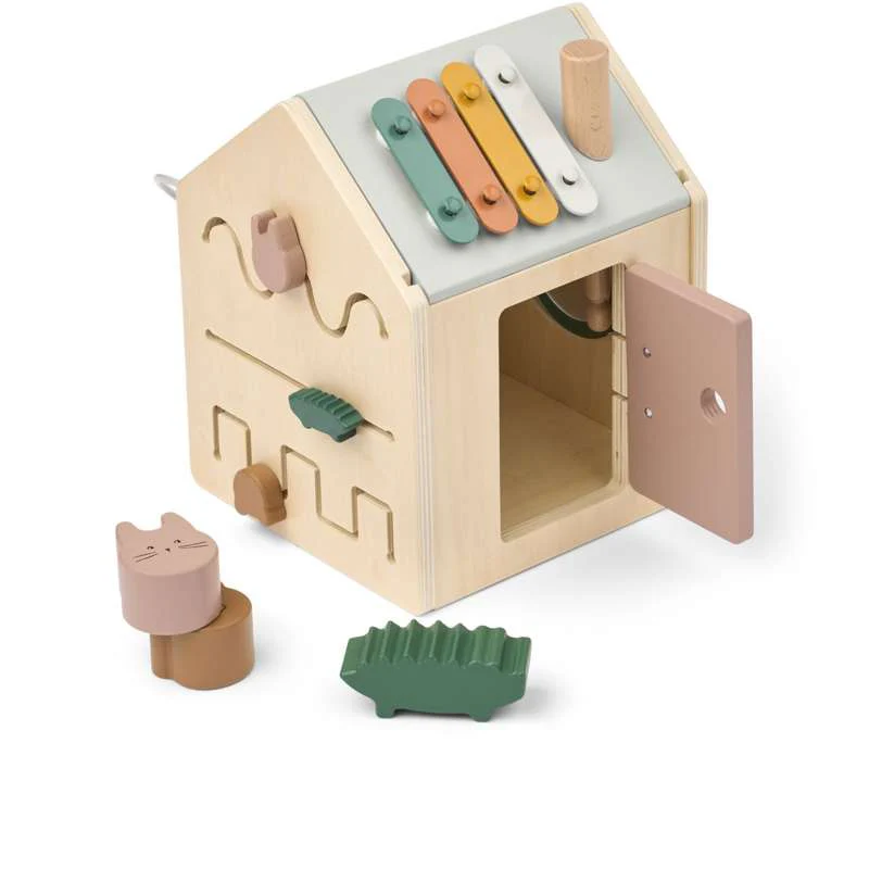 Liewood Lucas Activity Cube - Tuscany Rose Multi Mix  - Image 3