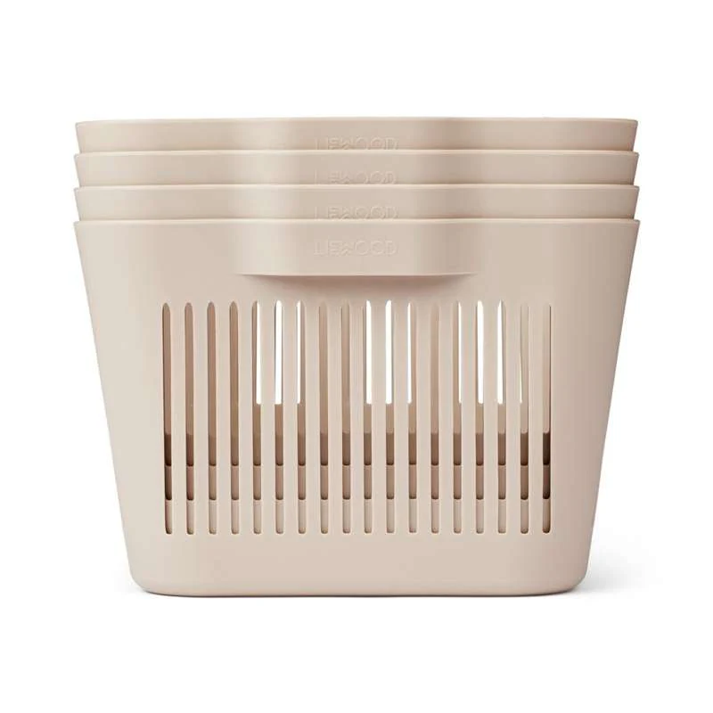 Liewood Makeeva Basket - Small - 4-Pack - Sandy  - Image 3