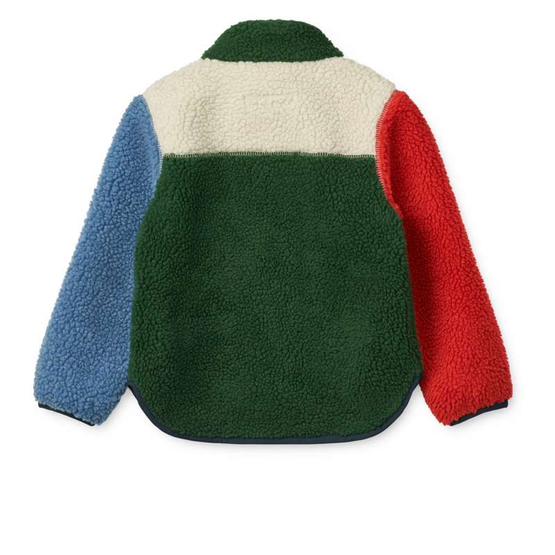 Liewood Noam Pile Jakke - Garden Green Multi Mix - Image 8