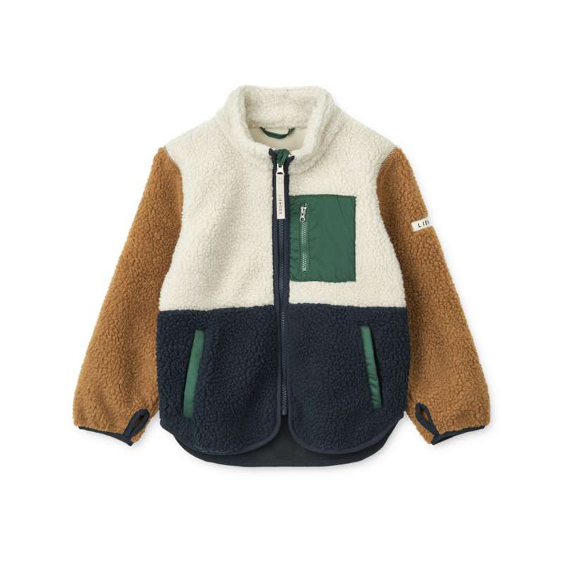 Liewood Nolan Fleecejakke - Classic Navy/Multi Mix