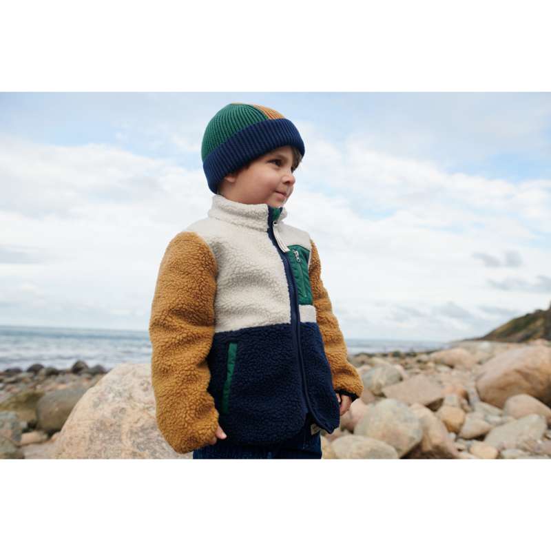 Liewood Nolan Fleecejakke - Classic Navy/Multi Mix - Image 9