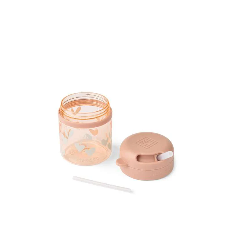 Liewood Pavia Sugerørskop - Tritan - 280ml - Sweethearts/Pale Tuscany - Image 3