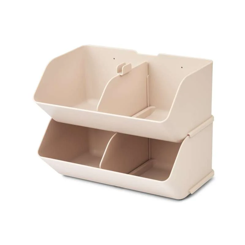 Liewood Rosemary Opbevaringskasse - Medium - 2-pak - Sandy - Image 2
