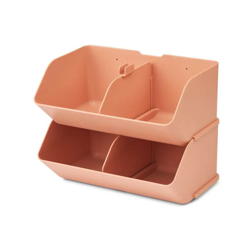 Liewood Rosemary Opbevaringskasse - Medium - 2-pak - Tuscany Rose - Image 2