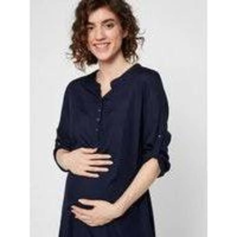 Mamalicious Mercy Ventetunika - Navyblå - Image 6