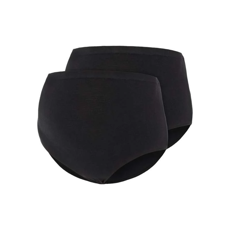 Mamalicious MLHEAL Pregnancy Panties - 2-pack - Black 