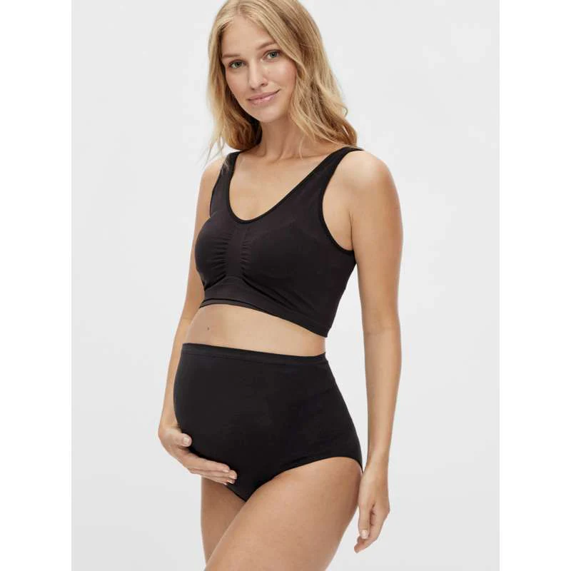 Mamalicious MLHEAL Pregnancy Panties - 2-pack - Black  - Image 6