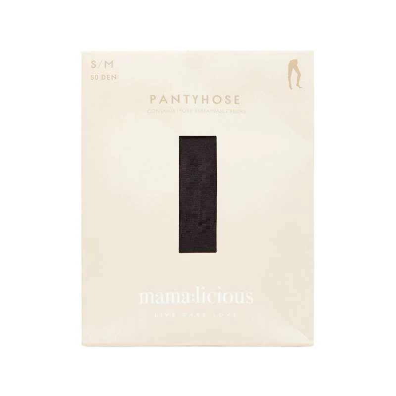Mamalicious MLSABINE Maternity Tights - 2-pack - Black  - Image 5