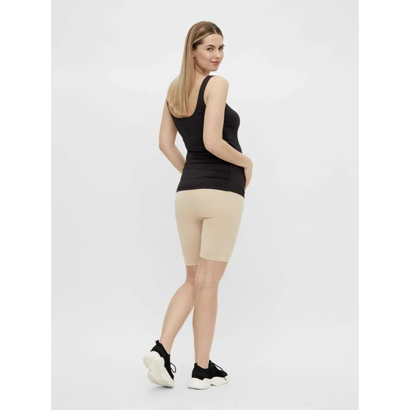 Mamalicious MLTIA Jeanne Pregnancy Shorts - Mellow Buff  - Image 3