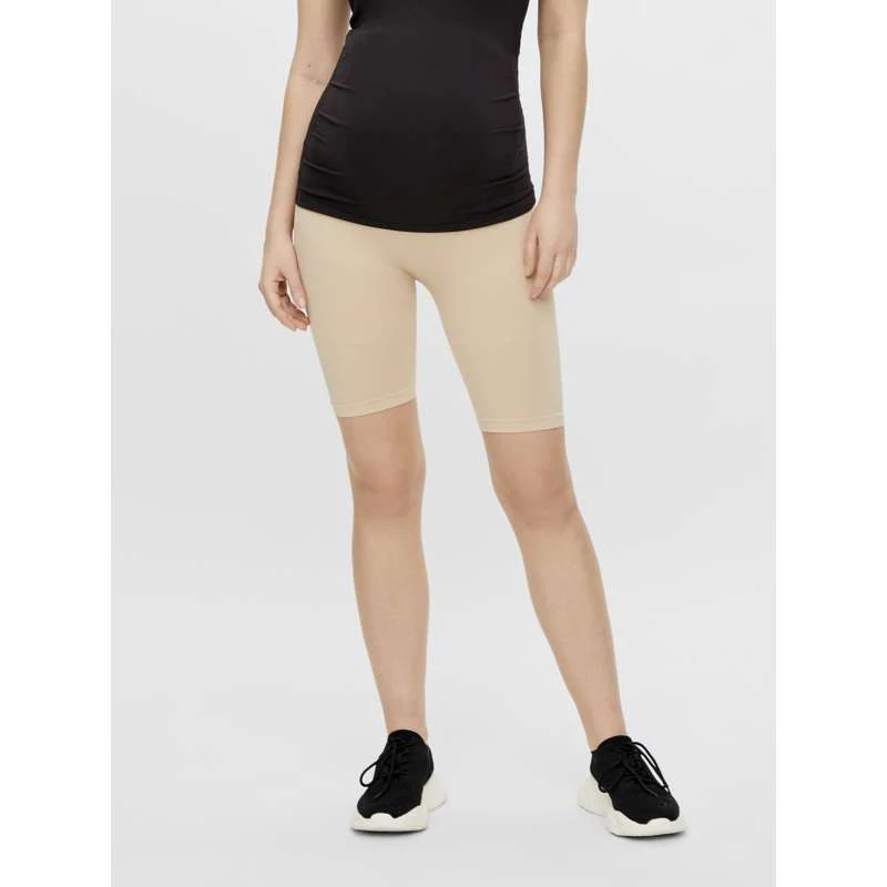 Mamalicious MLTIA Jeanne Pregnancy Shorts - Mellow Buff  - Image 6