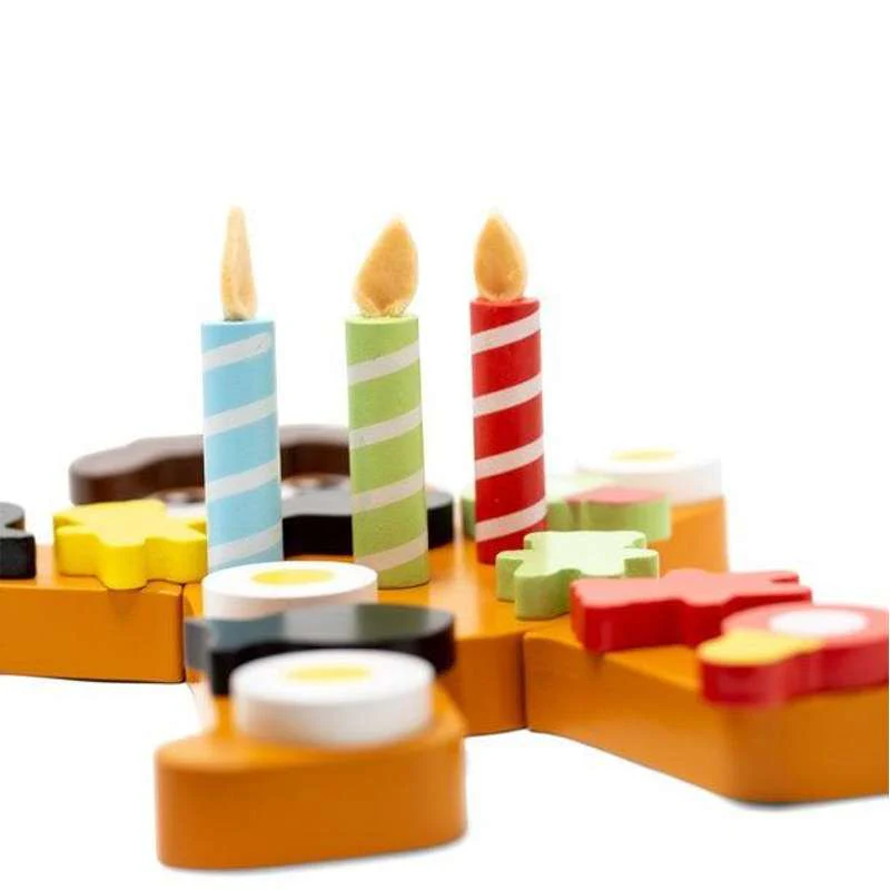 MaMaMeMo Play Food in Wood - Cake Lady  - Image 3