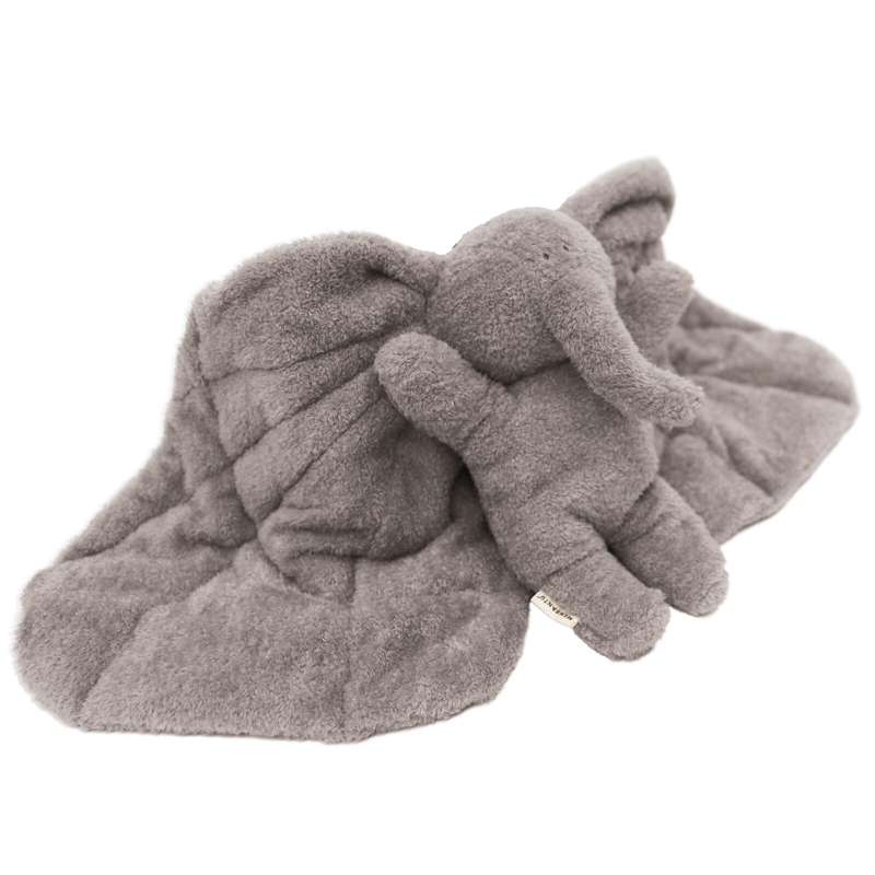 Membantu Tyngde Plysbamse m. Hørfrøpose - Magma01 - Grå - Image 3