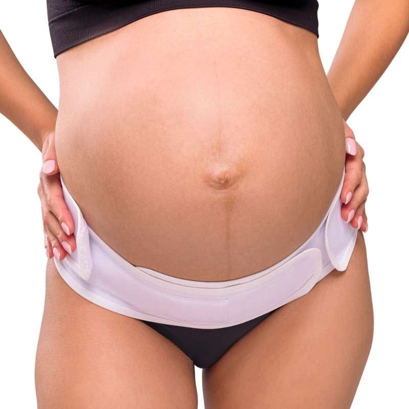 Mum to Be Støttebælte justerbart velcro - hvid - Image 11