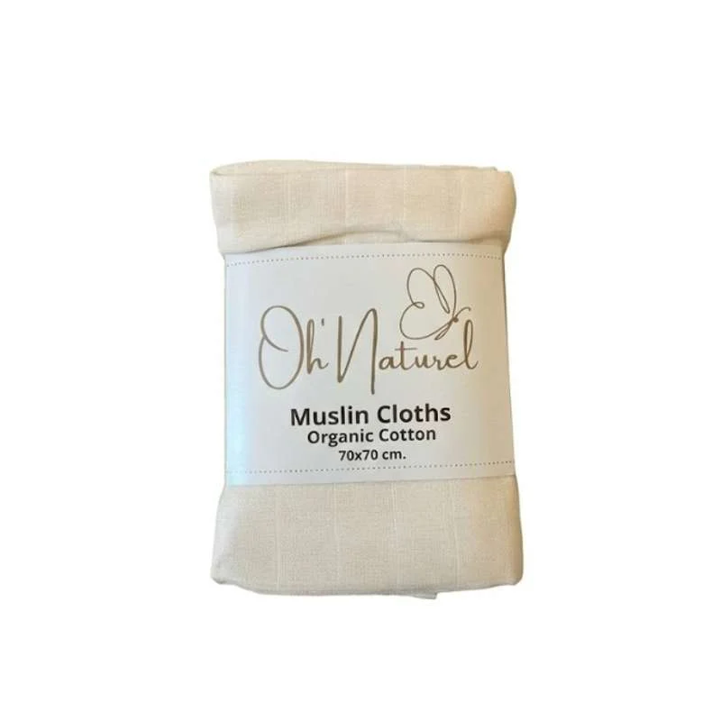 Oh'Naturel Organic Cloth Diapers - 10-pack - Swan/Dove  - Image 16