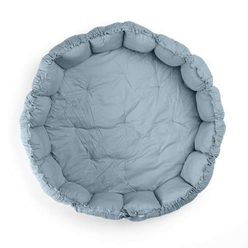 Play & Go Bloom - Baby nest/Play mat - Dusty Blue  - Image 9