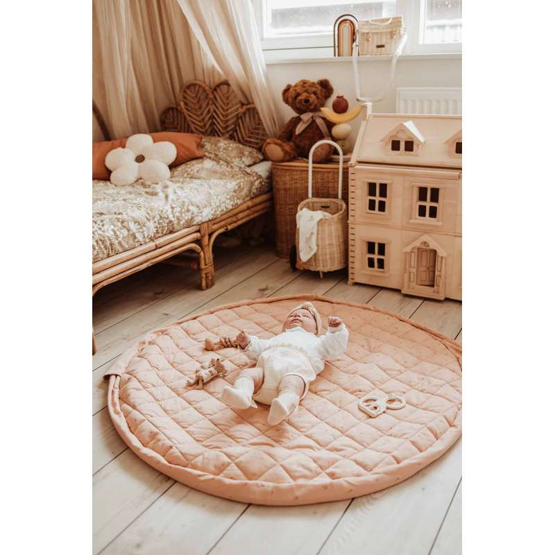 Play & Go Soft Organic - 2-in-1 Storage Blanket/Toy Blanket - Fleuri  - Image 10