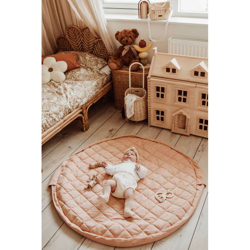 Play & Go Soft Organic - 2-in-1 Storage Blanket/Toy Blanket - Fleuri  - Image 12