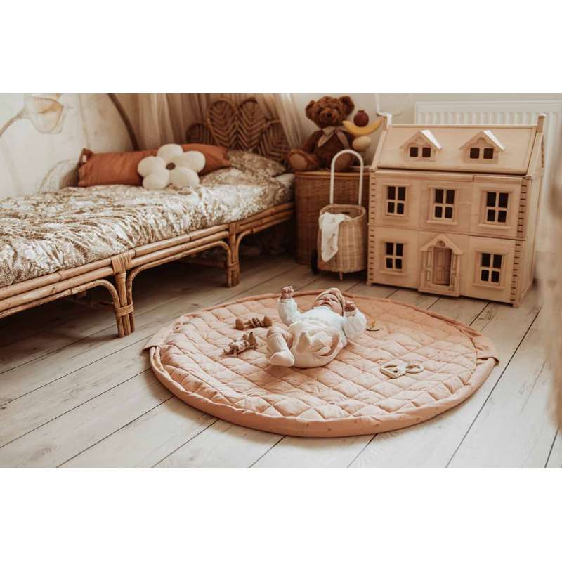 Play & Go Soft Organic - 2-in-1 Storage Blanket/Toy Blanket - Fleuri  - Image 3