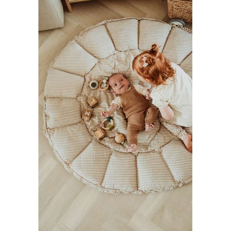 Play & Go Bloom - Babynest/Legetæppe - Stripes Blue - Image 12