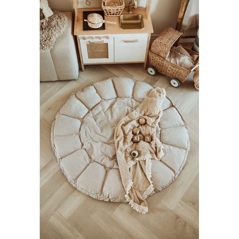 Play & Go Bloom - Babynest/Legetæppe - Stripes Blue - Image 3