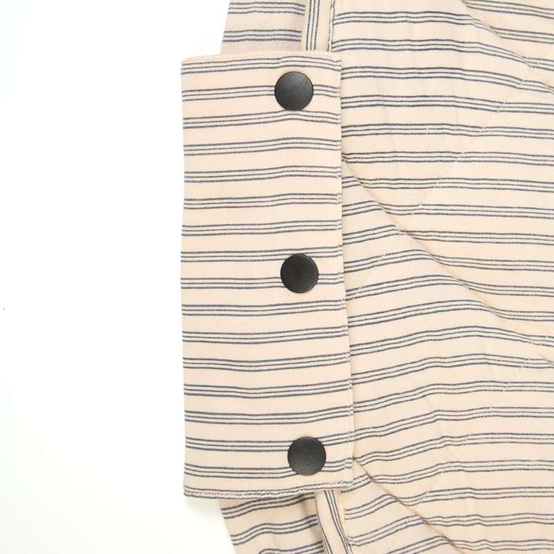 Play & Go Soft Organic - 2-i-1 Opbevaringstæppe/Legetæppe - Stripes Blue - Image 23