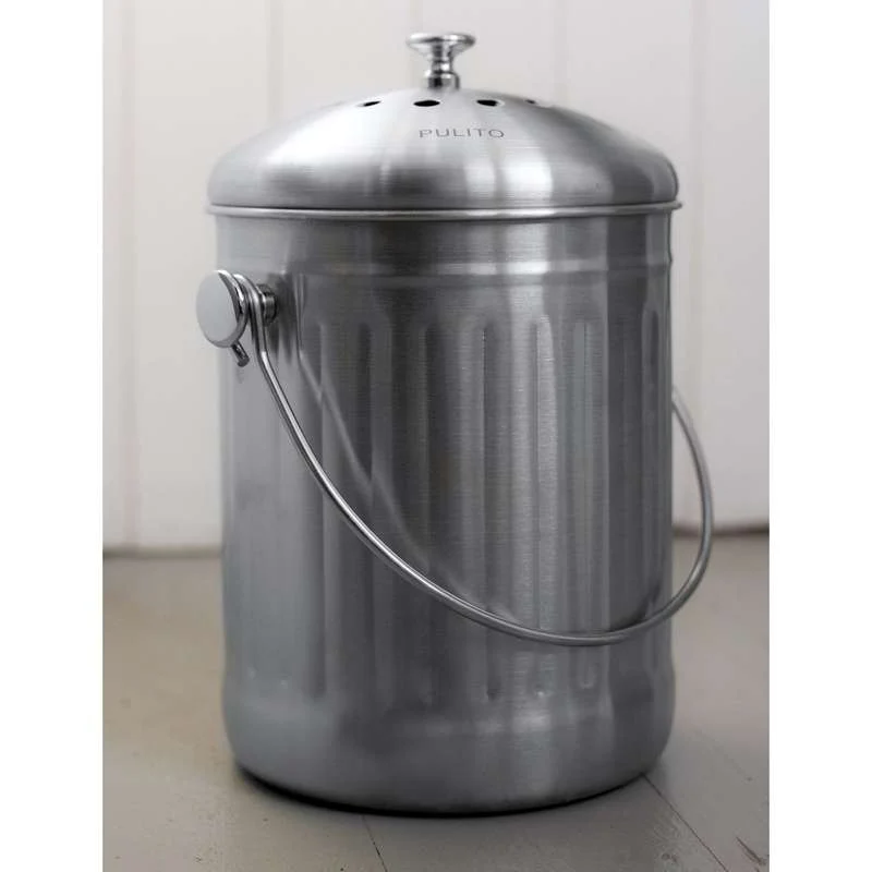 Pulito CompostPail Compost Bin with Charcoal Filter - 4 liters - Image 6