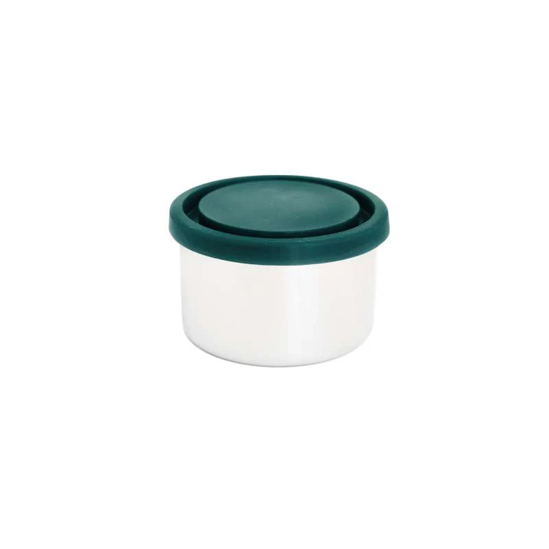Pulito PureDipBox Snack Box - Stainless Steel - Round - 250ml 